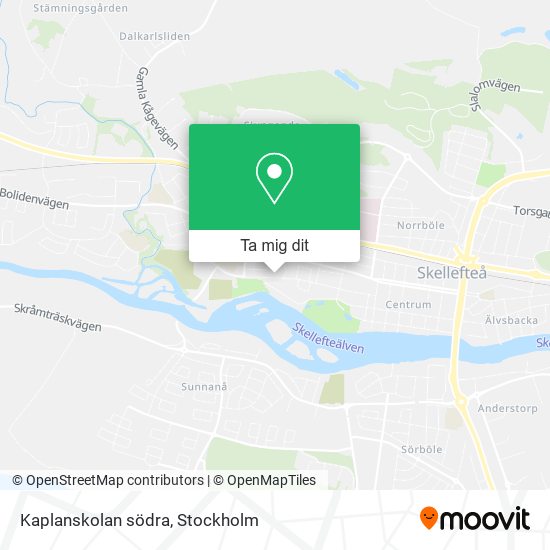 Kaplanskolan södra karta
