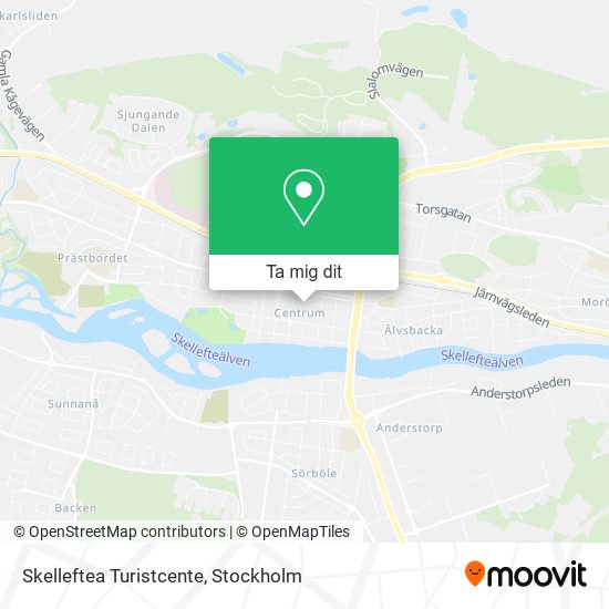 Skelleftea Turistcente karta