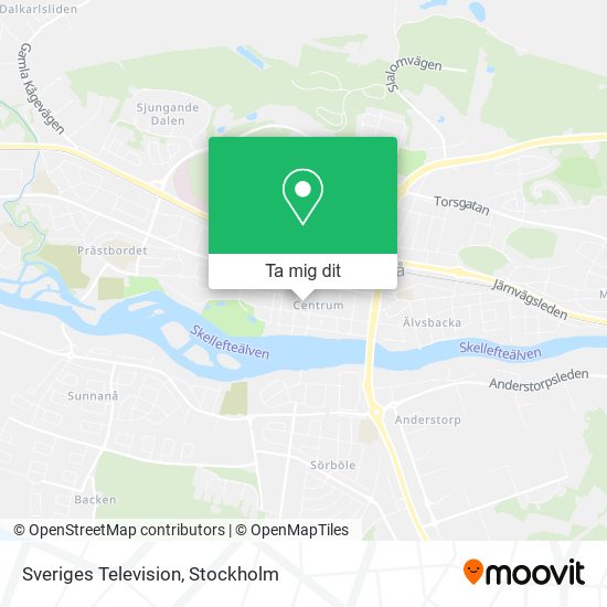 Sveriges Television karta