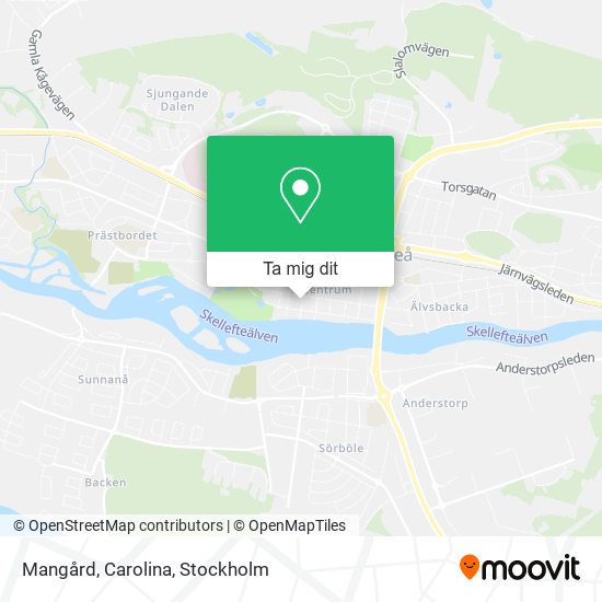 Mangård, Carolina karta