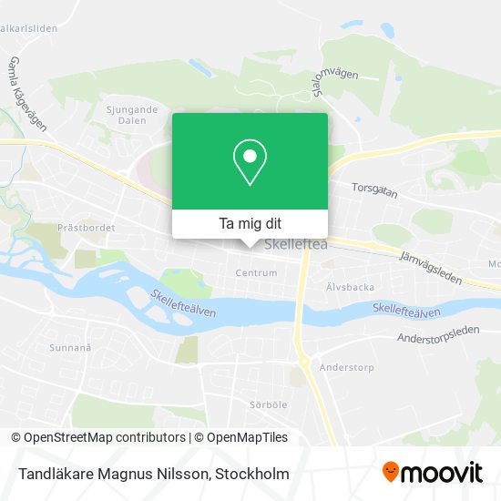 Tandläkare Magnus Nilsson karta