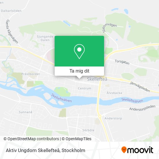 Aktiv Ungdom Skellefteå karta