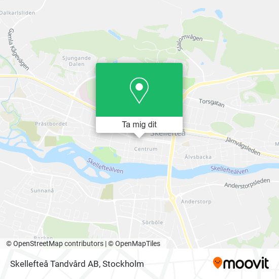 Skellefteå Tandvård AB karta