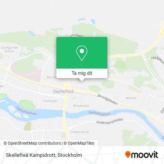 Skellefteå Kampidrott karta