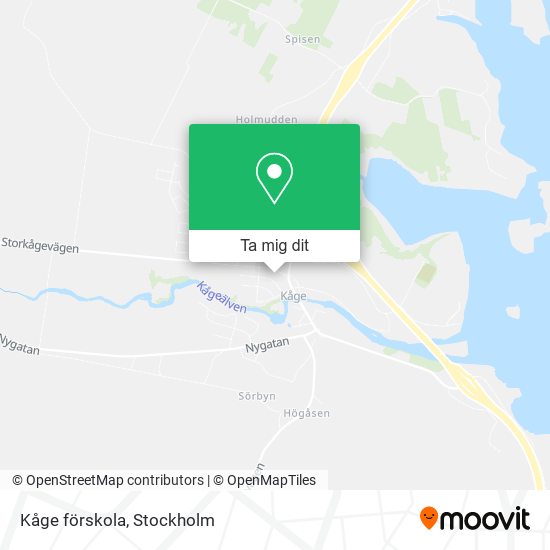 Kåge förskola karta