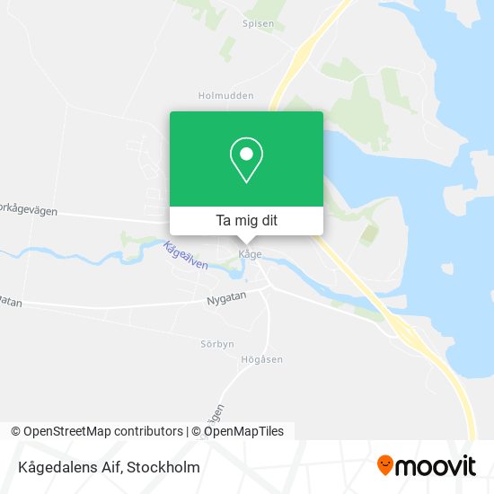 Kågedalens Aif karta