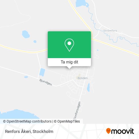 Renfors Åkeri karta