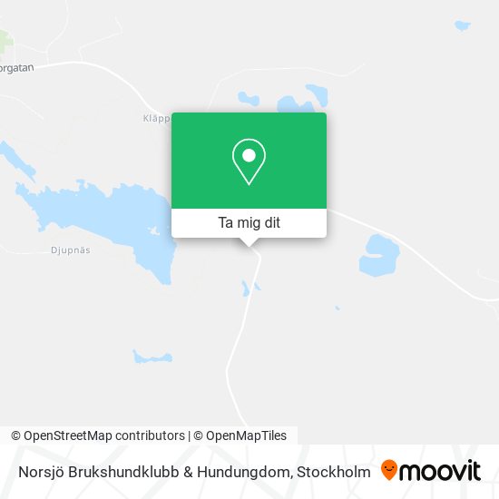 Norsjö Brukshundklubb & Hundungdom karta