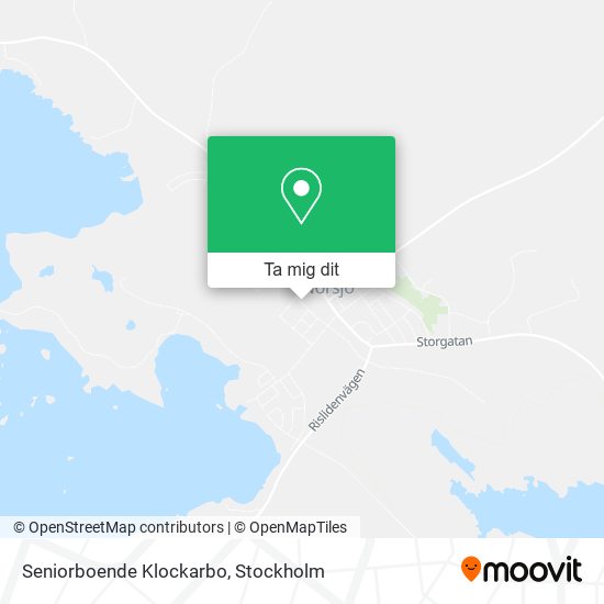 Seniorboende Klockarbo karta