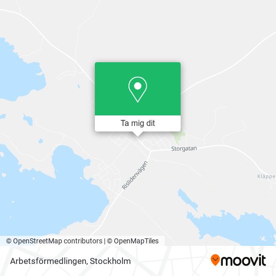 Arbetsförmedlingen karta