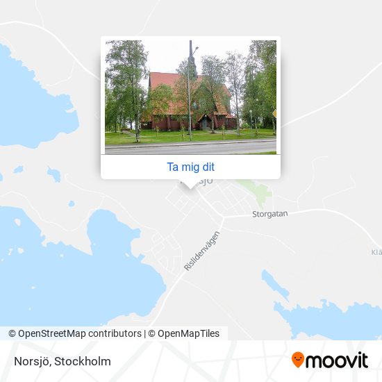 Norsjö karta