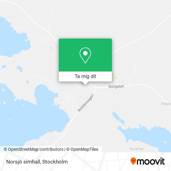 Norsjö simhall karta