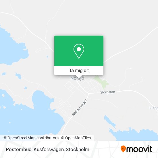 Postombud, Kusforsvägen karta