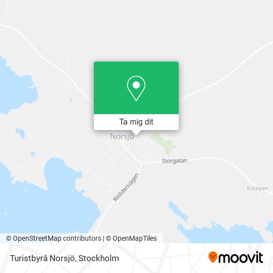 Turistbyrå Norsjö karta