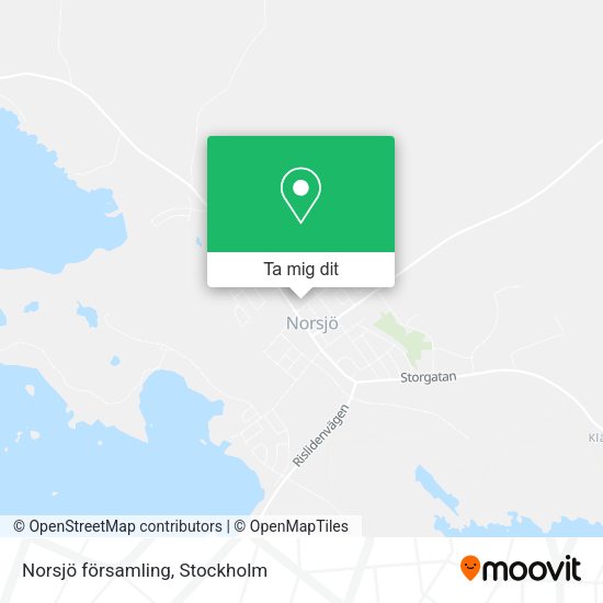 Norsjö församling karta