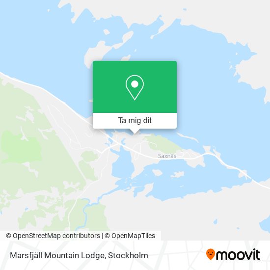 Marsfjäll Mountain Lodge karta