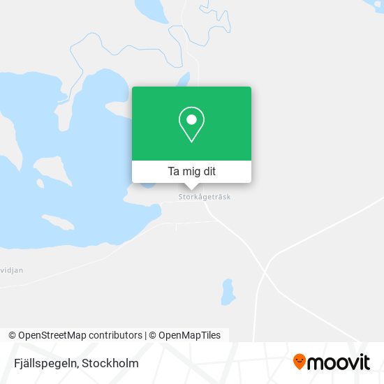 Fjällspegeln karta