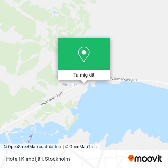 Hotell Klimpfjäll karta
