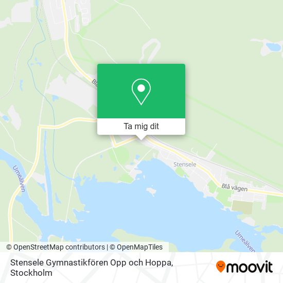 Stensele Gymnastikfören Opp och Hoppa karta