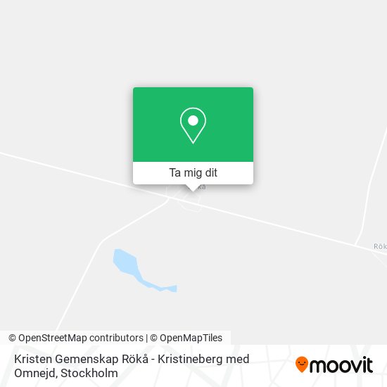 Kristen Gemenskap Rökå - Kristineberg med Omnejd karta