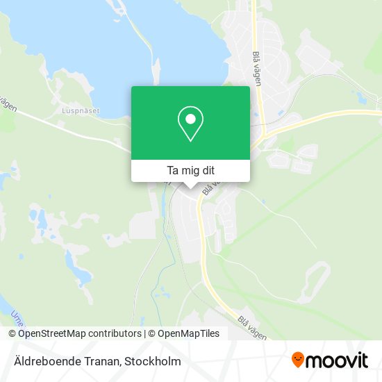 Äldreboende Tranan karta