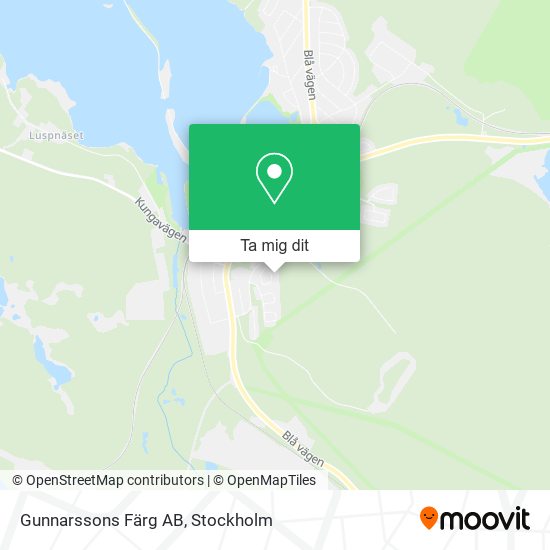 Gunnarssons Färg AB karta