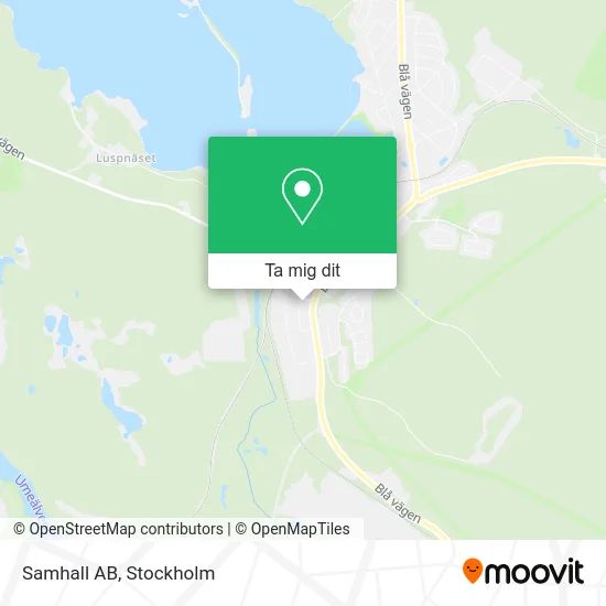 Samhall AB karta