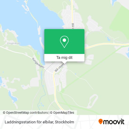 Laddningsstation för elbilar karta