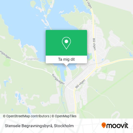 Stensele Begravningsbyrå karta