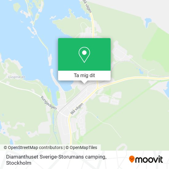 Diamanthuset Sverige-Storumans camping karta