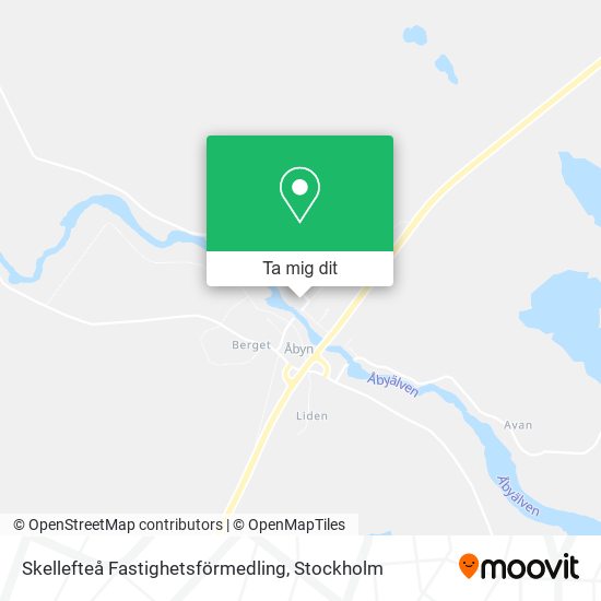 Skellefteå Fastighetsförmedling karta