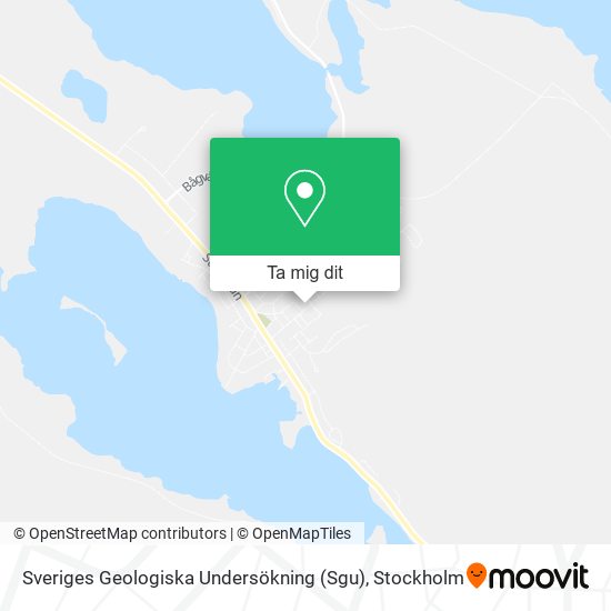Sveriges Geologiska Undersökning (Sgu) karta