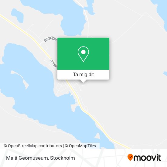Malå Geomuseum karta