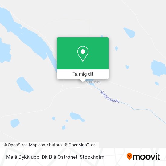 Malå Dykklubb, Dk Blå Ostronet karta