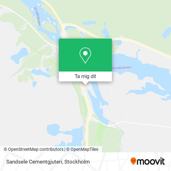 Sandsele Cementgjuteri karta