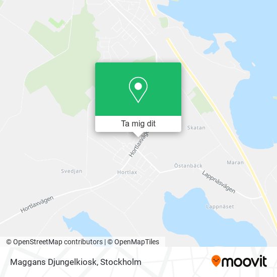 Maggans Djungelkiosk karta