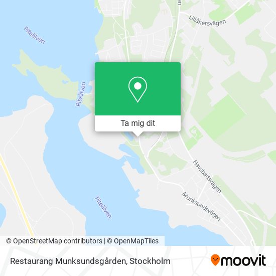 Restaurang Munksundsgården karta