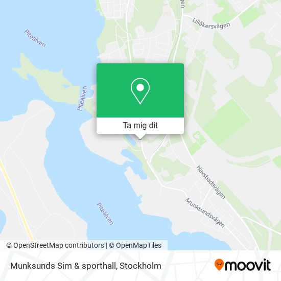 Munksunds Sim & sporthall karta