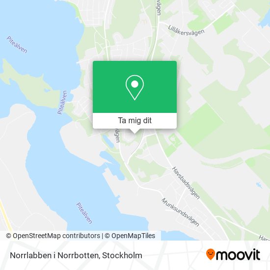Norrlabben i Norrbotten karta