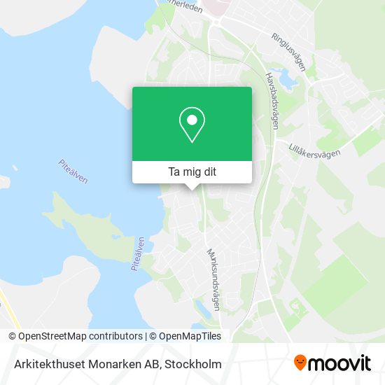 Arkitekthuset Monarken AB karta