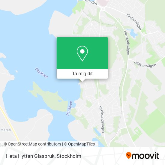 Heta Hyttan Glasbruk karta