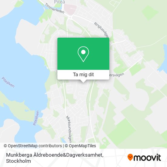 Munkberga Äldreboende&Dagverksamhet karta