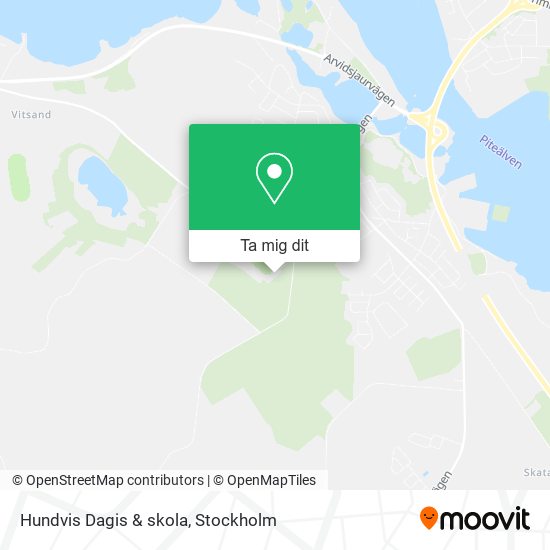 Hundvis Dagis & skola karta