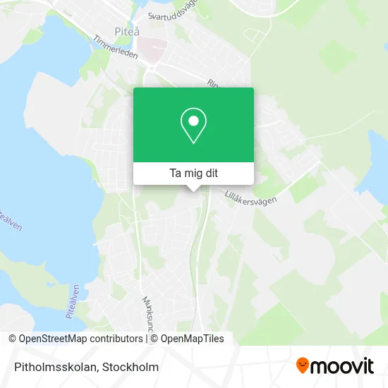Pitholmsskolan karta
