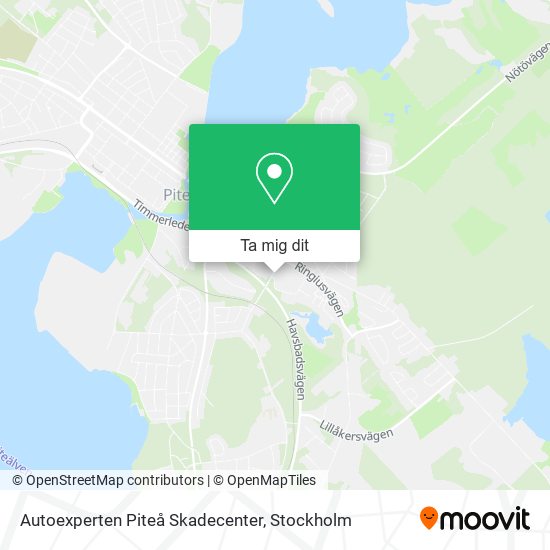 Autoexperten Piteå Skadecenter karta