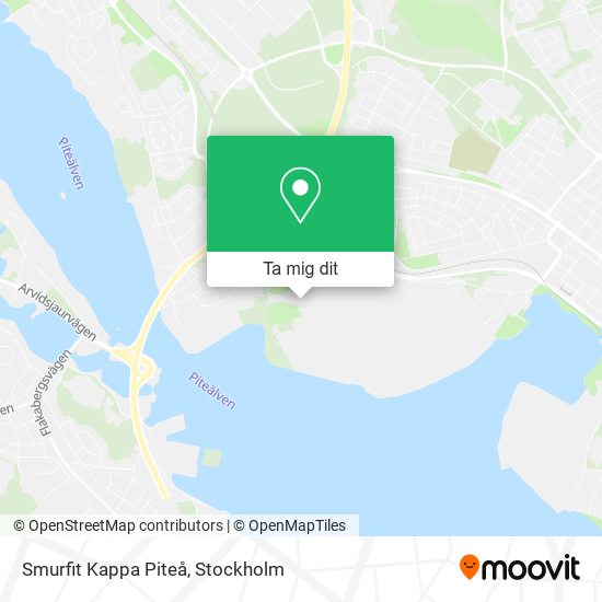 Smurfit Kappa Piteå karta