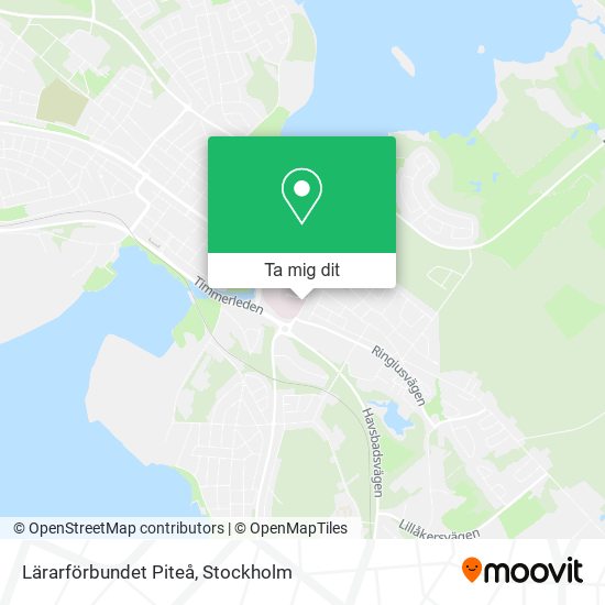 Lärarförbundet Piteå karta