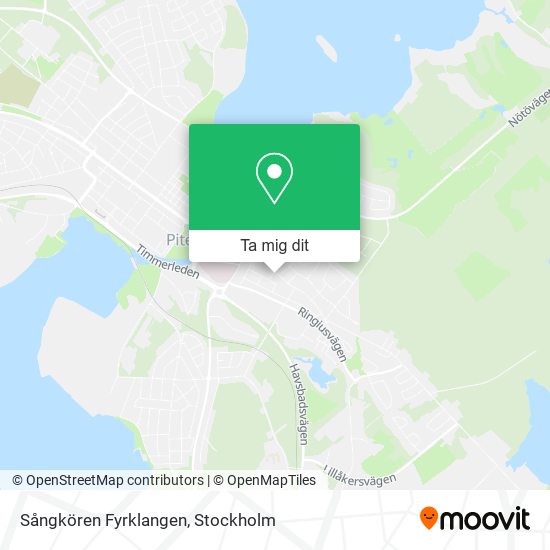 Sångkören Fyrklangen karta