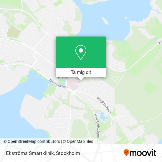 Ekströms Smärtklinik karta