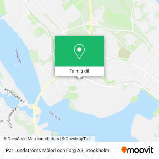 Pär Lundströms Måleri och Färg AB karta